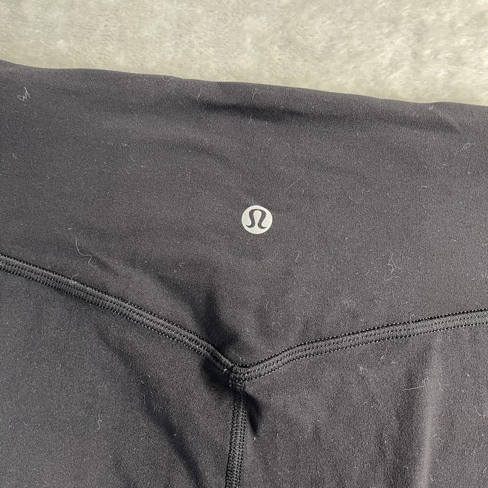 Lululemon Align Jogger Pants Womens 6 Black High Rise‎ Cuffed Pockets Yoga - Picture 5 of 8